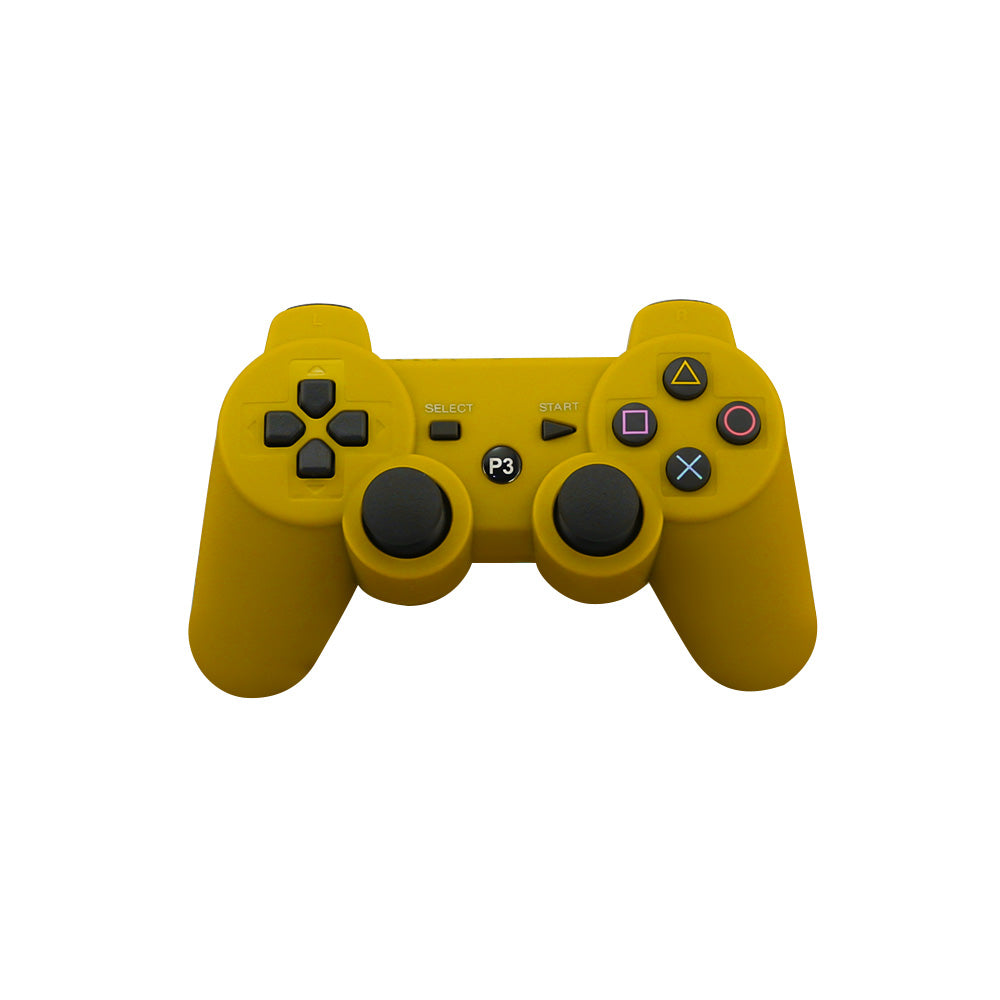 Top view of wireless PS3 controller showing trigger buttons