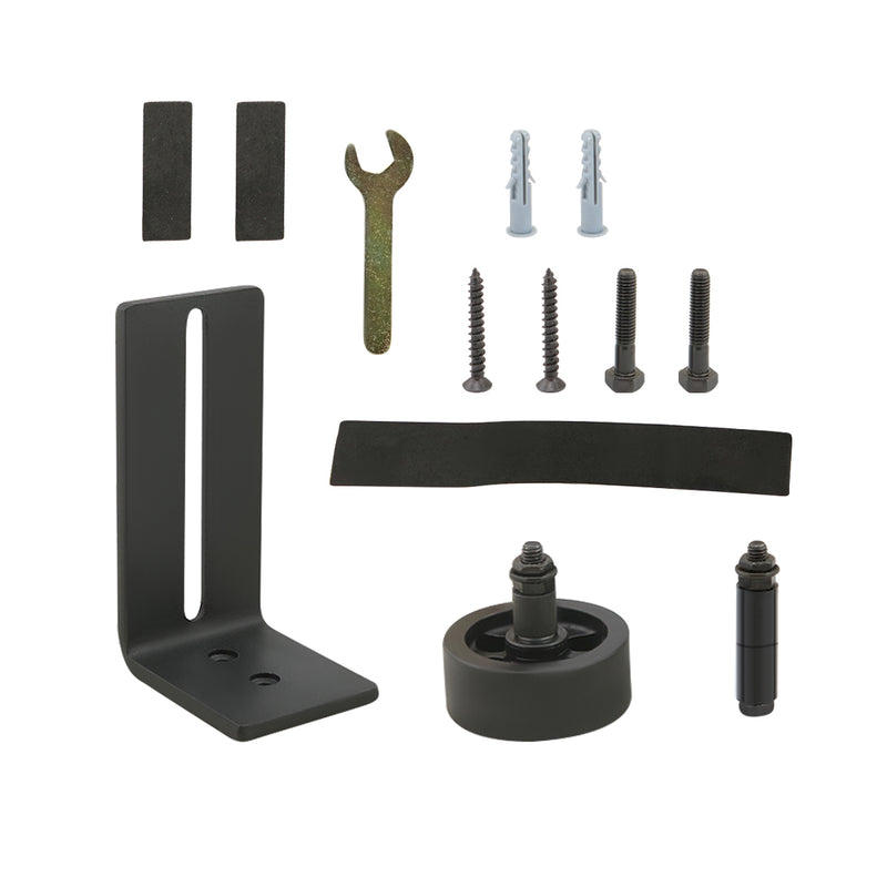 Sliding Barn Door Hardware Bottom Adjustable Roller
