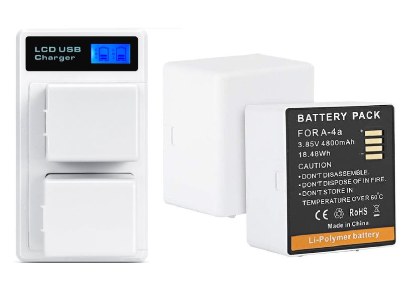 Arlo Pro 3 / Pro 4 Battery Charger + 2 Batteries