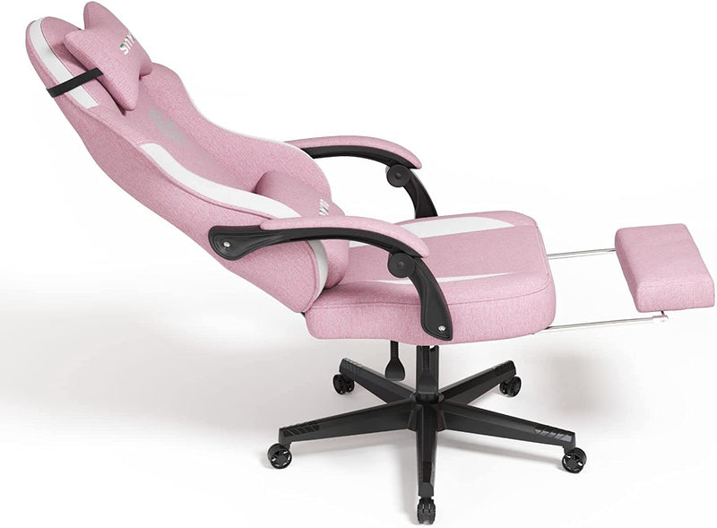 Gaming Chair with Headrest and Lumbar Support