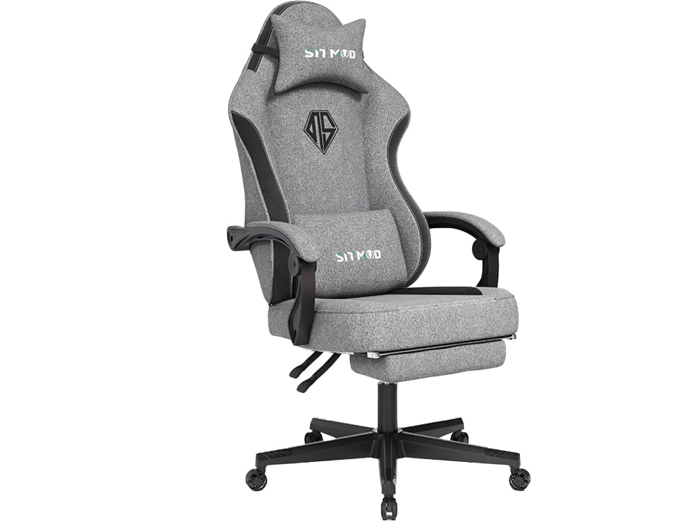 Gaming chair ergonomic video game chair reclining at 150 degrees