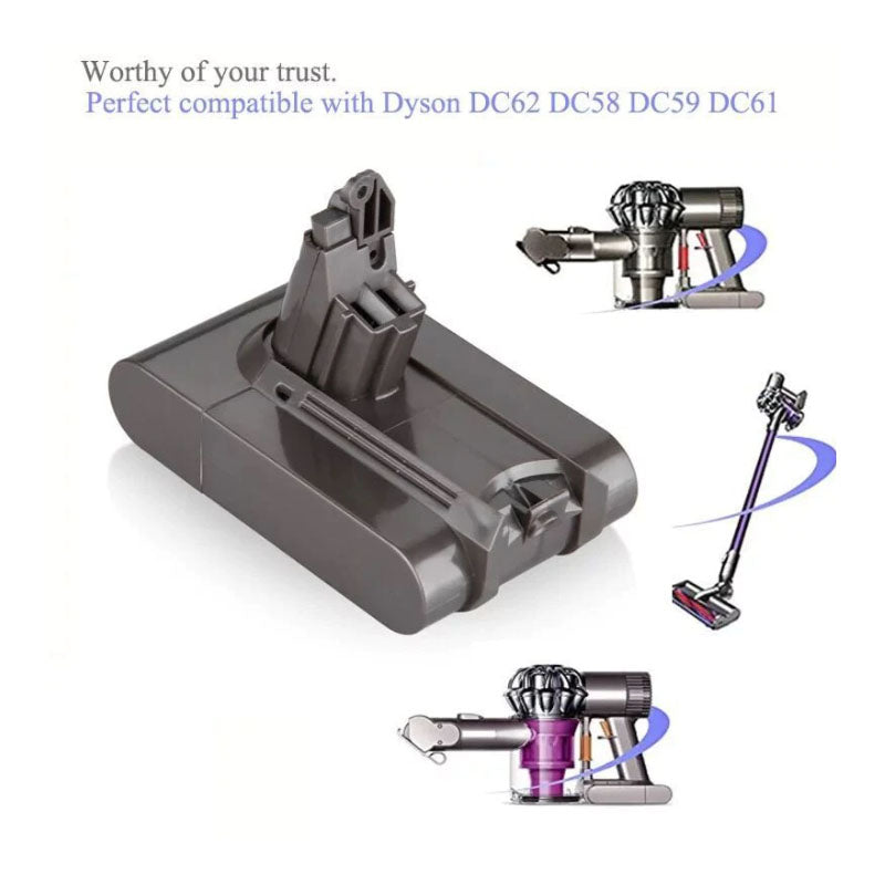 Dyson V6 Battery 2500mAh Compatible Replacement