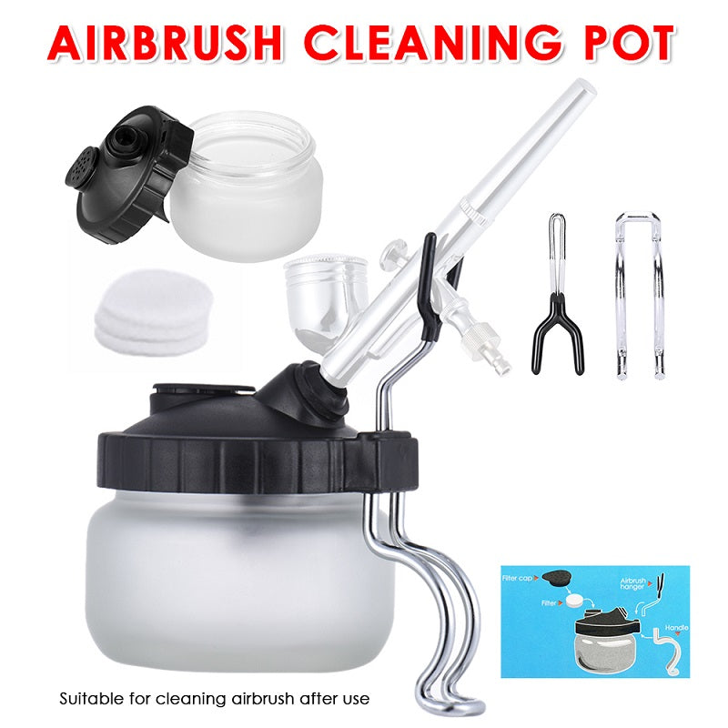 Airbrush Cleaning Pot