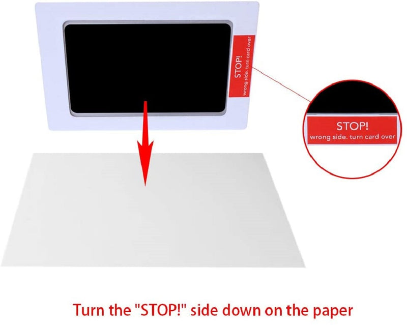 Baby Foot Print Black