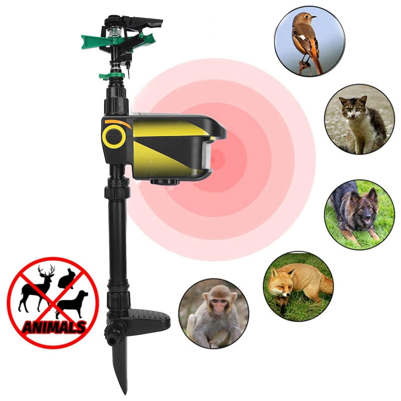 Solar Garden Sprinkler Animal Repellent