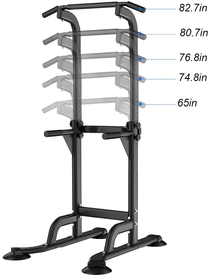 Power Tower Pull-Up & Chin-Up Station – Adjustable Workout Equipment