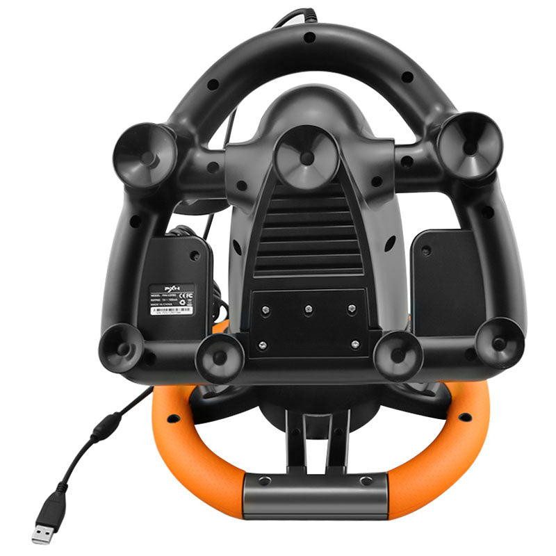 Racing wheel PS4 showing intelligent dual-core plug and play feature