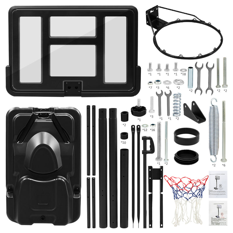 Adjustable Portable Basketball Stand Hoop