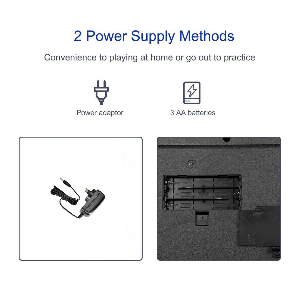 61 key electronic piano keyboard with demonstration songs feature