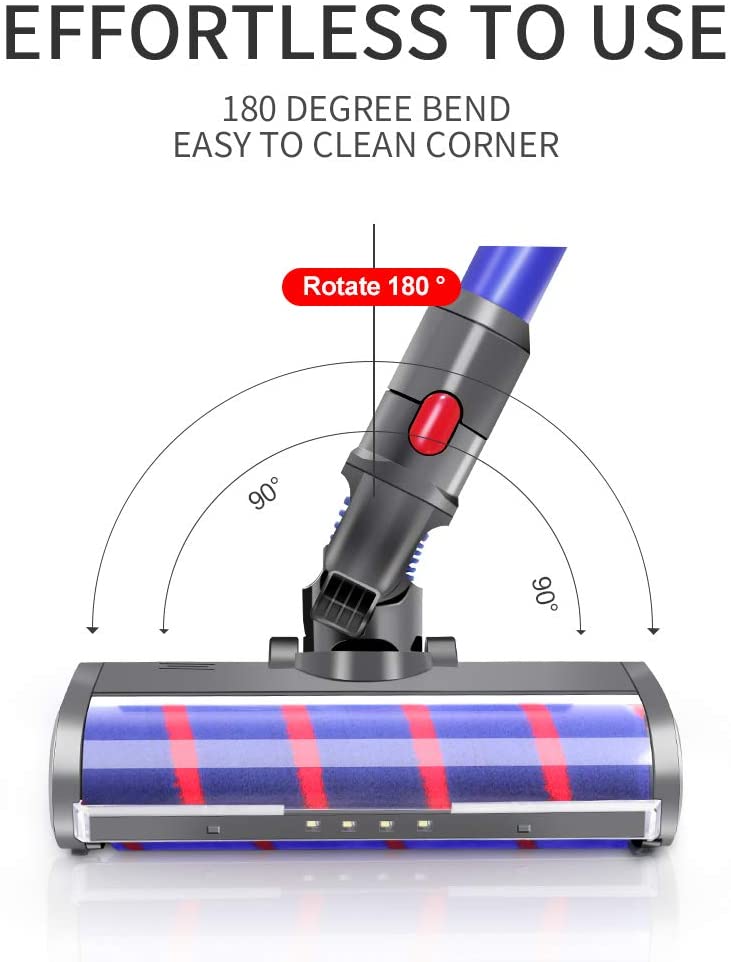 Soft Roller Cleaner Head for Dyson Cordless Stick Vacuum Cleaner V7 V8 V10 V11