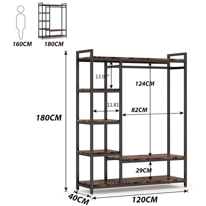 Wardrobe Organizer Clothes Rack