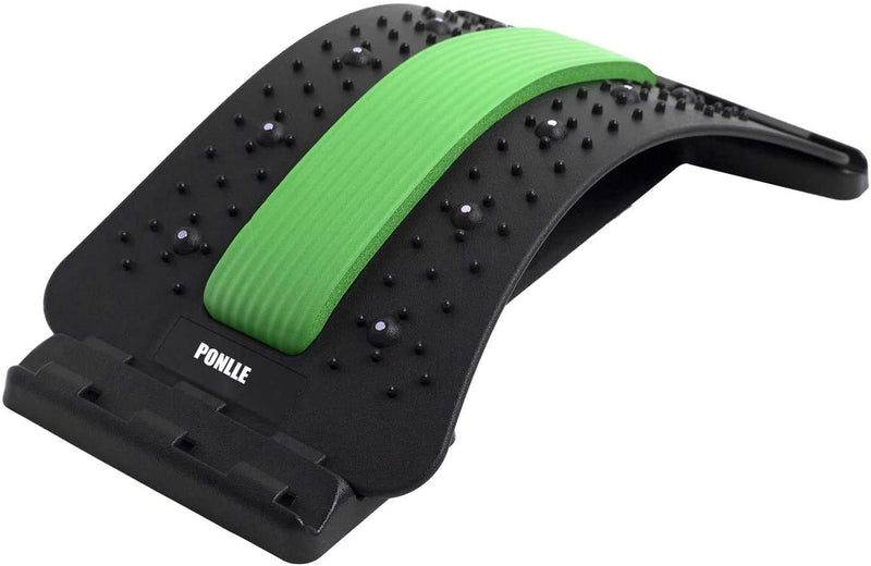Back Spine Tractor,Lumbar Spine Back Support Stretch Waist Relax Mate Green