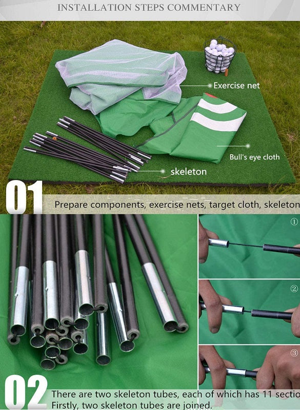 Golf Hitting Net Practice Net 3M