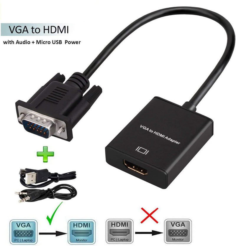 VGA to HDMI Cable
