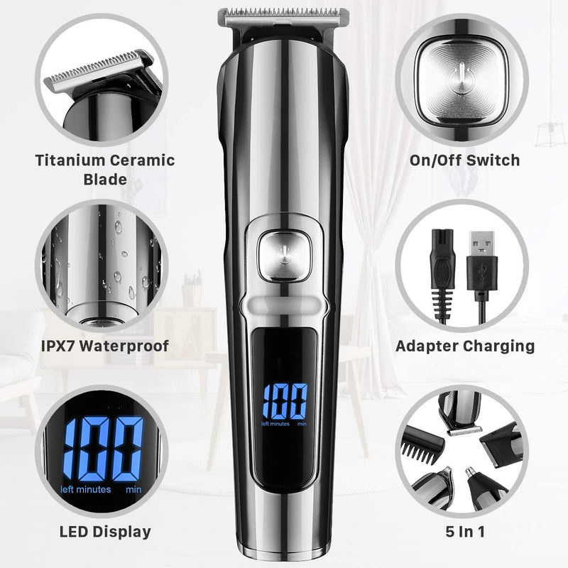 Hair Trimmer Shaver Clippers Cordless