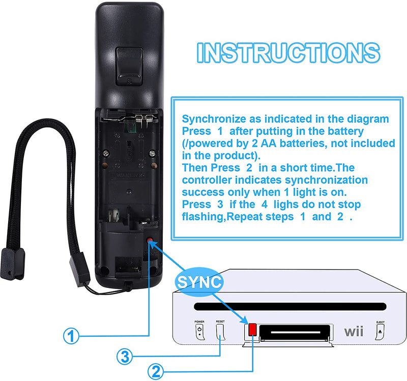 Replacement Wii Remote and Nunchuck Controller