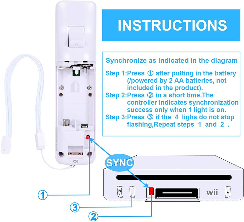 Replacement Wii Remote and Nunchuck Controller