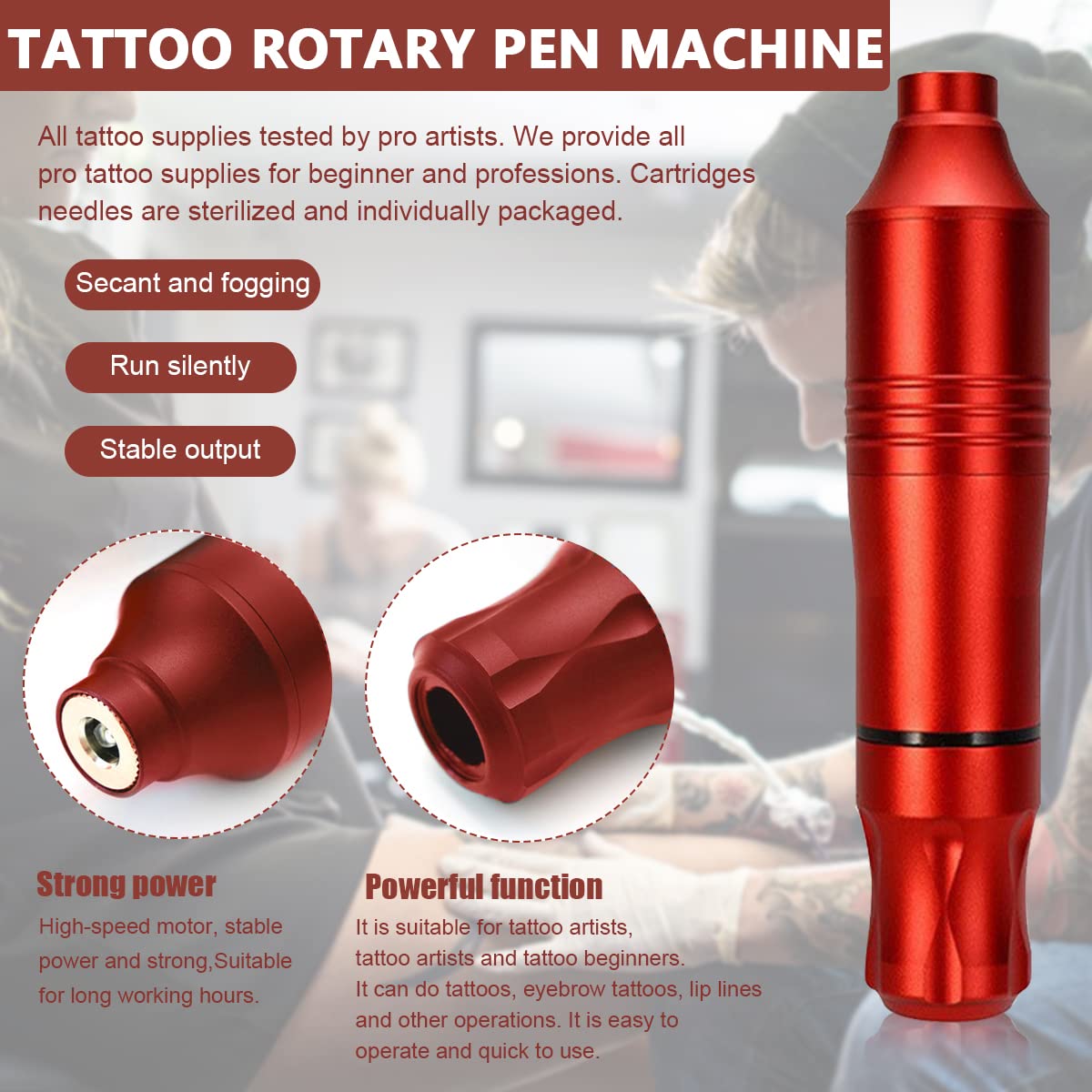 Tattoo kit Combo all in one lightweight aluminium handle
