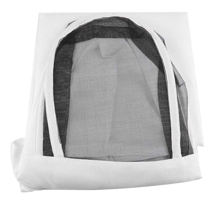 Full Body Beekeeping Suit Hooded Veil Bee Farm Clothing L