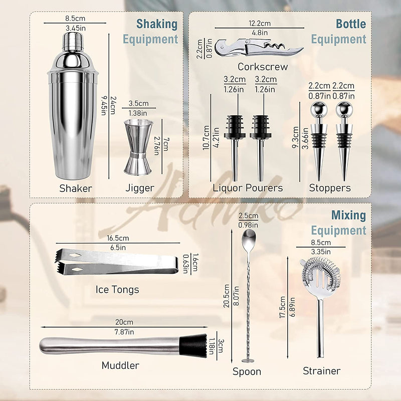 12pc House Cocktail Shaker Set