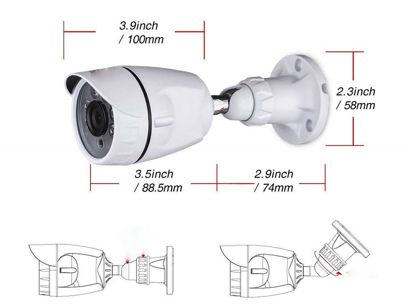 Security Camera System 4 Camera