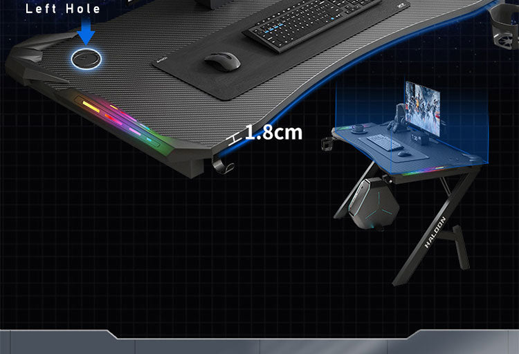 Gaming Chair With Gaming Desk Table