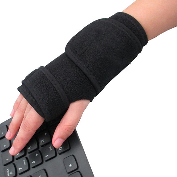 Wrist support splint left hand highlighting easy to wear design