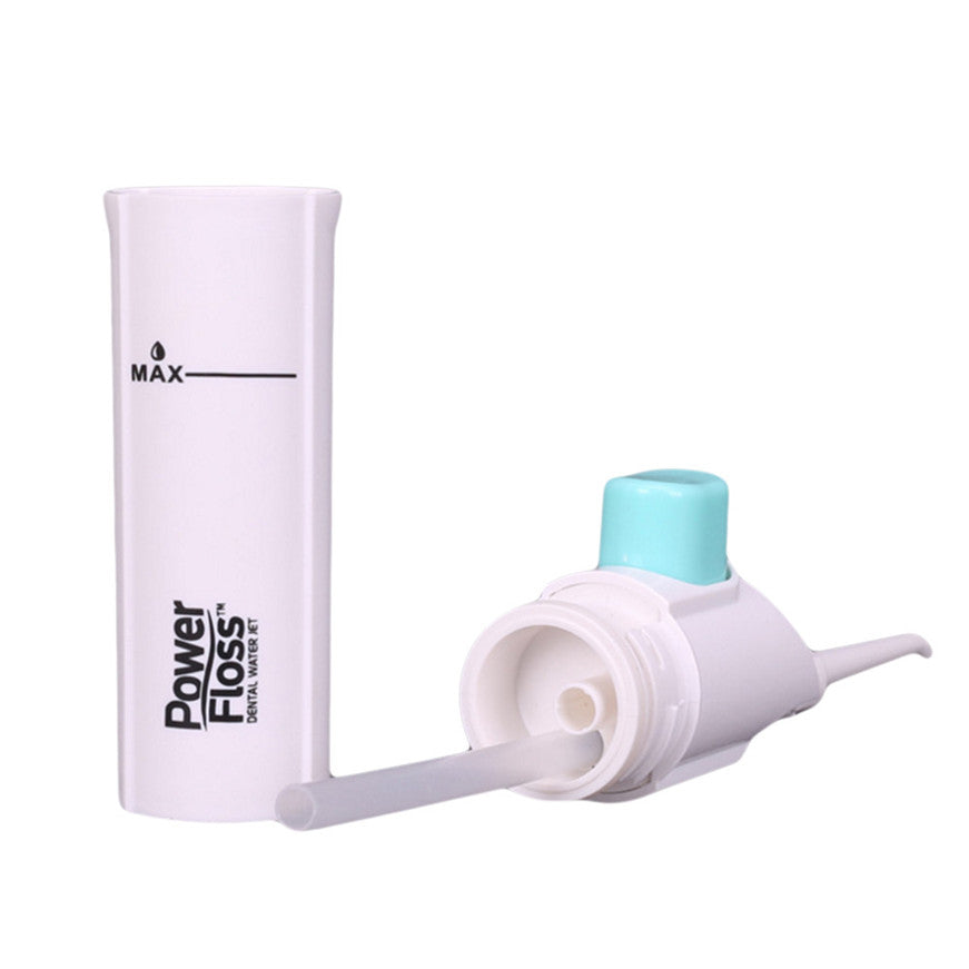 Water flosser used with mouthwash for fresh breath