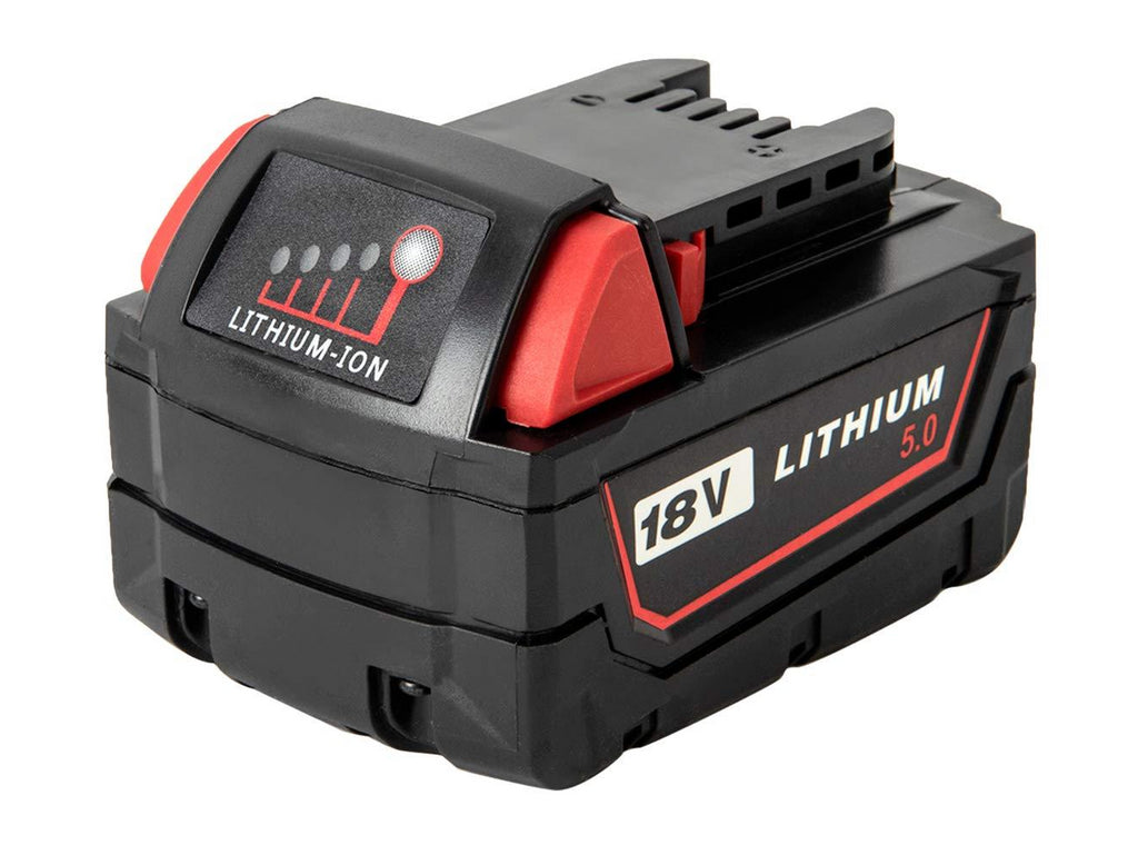 Milwaukee M18 18V 5.0Ah Battery Compatible Replacement