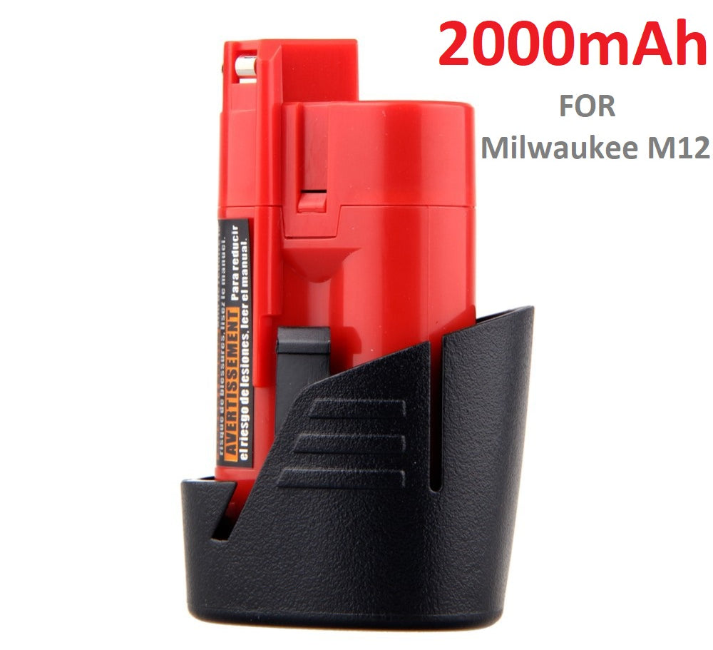 Milwaukee M12 12V 2000mAh Battery Compatible Replacement