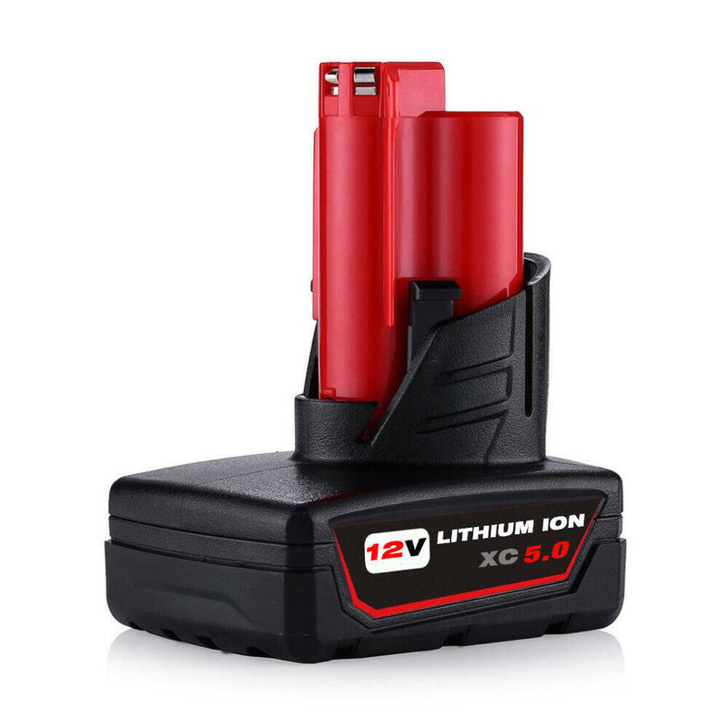 Milwaukee M12 12V 5000mAh Battery Compatible Replacement