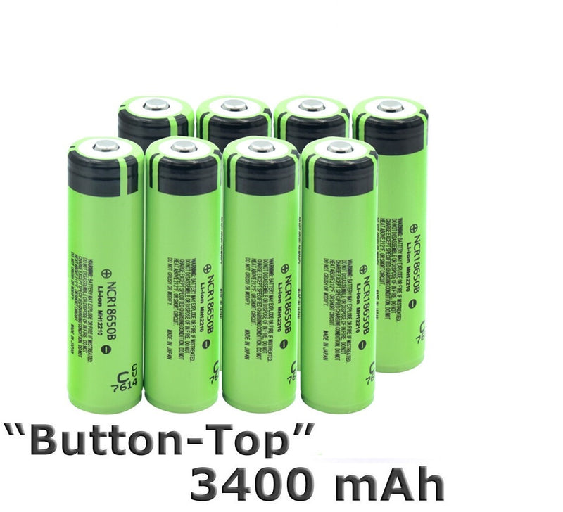 18650 Rechargeable Battery 8pcs