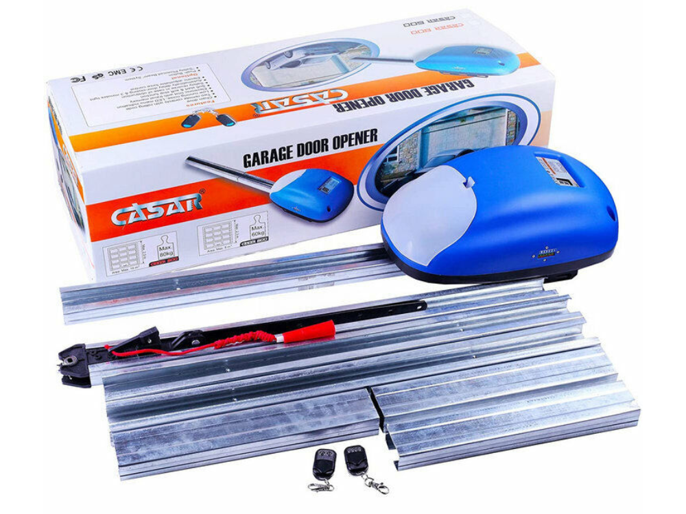 Electronic limit switch with travel memory on garage door opener