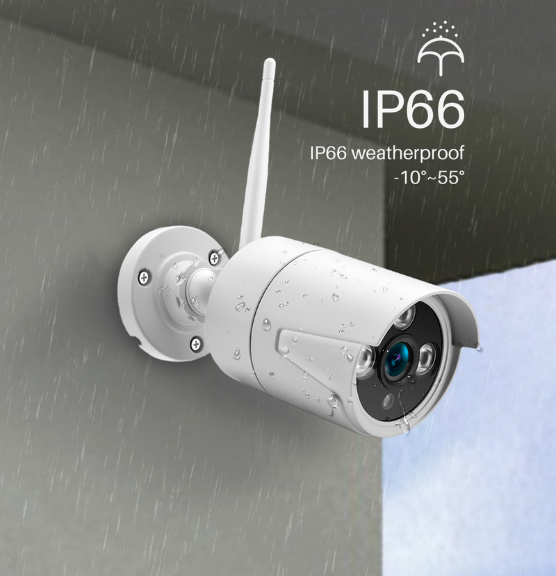 Wireless Security Camera system with 4 Cameras