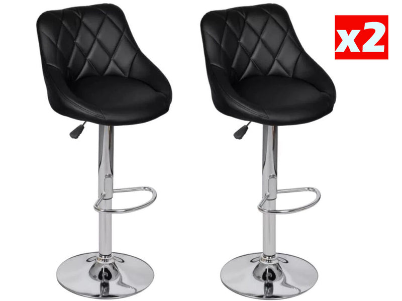 2X Bar Stool Black