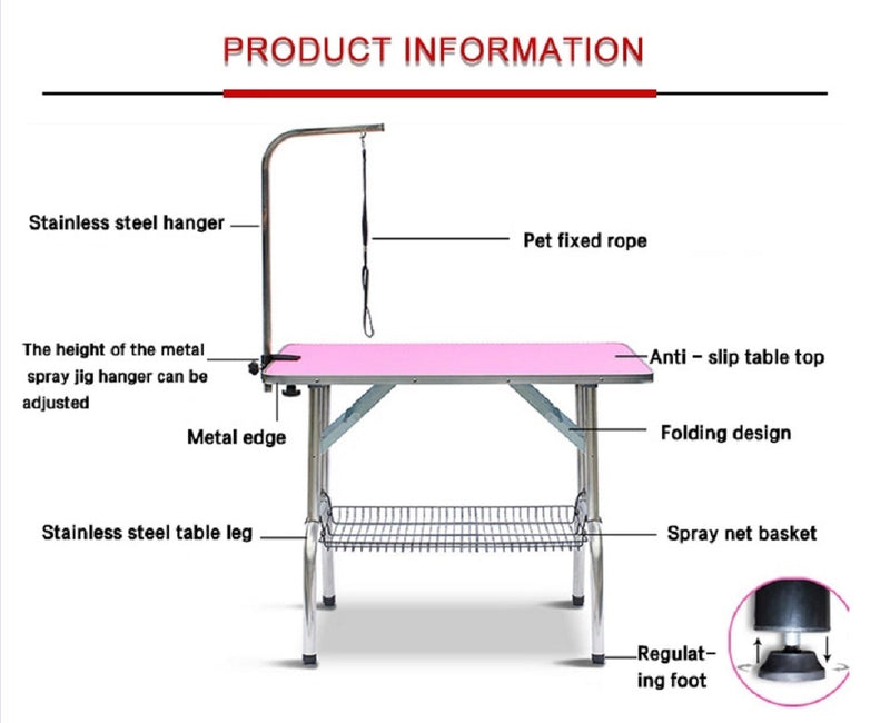 Dog Grooming Table Blue
