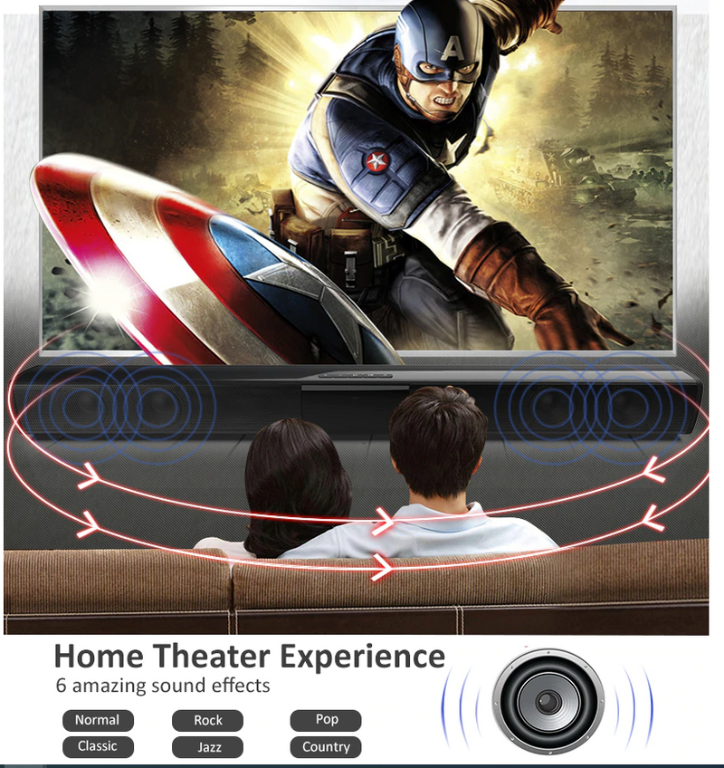 Bluetooth Soundbar Speaker Sound Bar