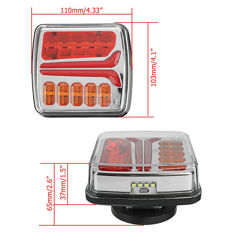 Magnetic Wireless LED Trailer Light Truck LED Lights Kit