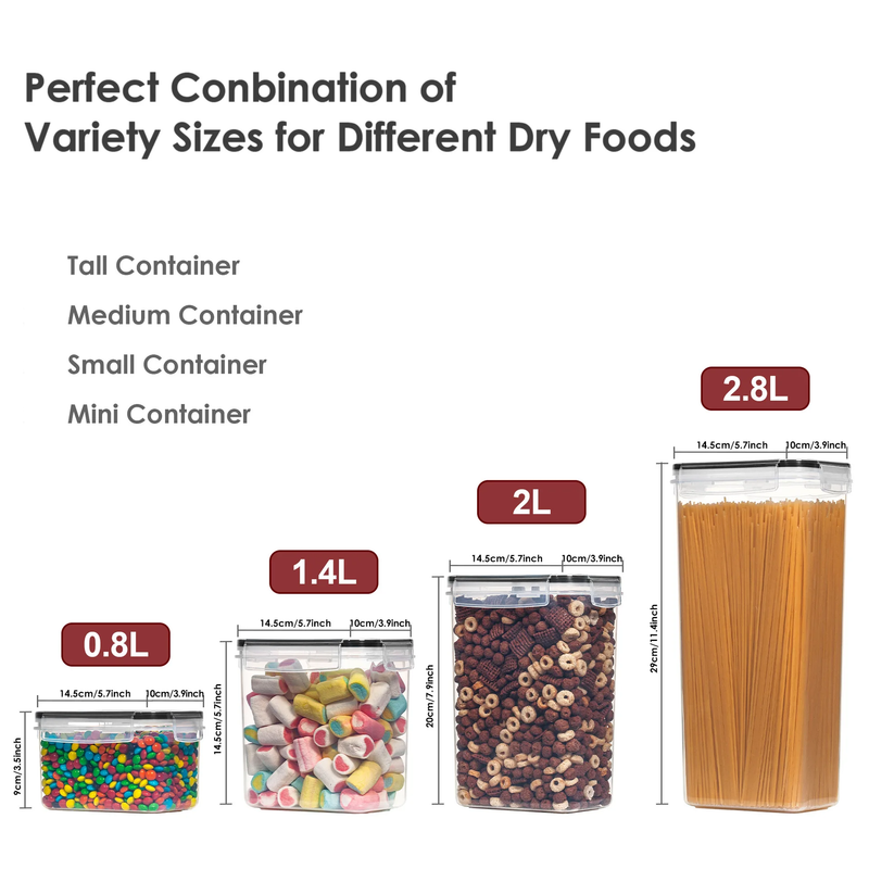 Food Storage Container Kitchen and Pantry Containers