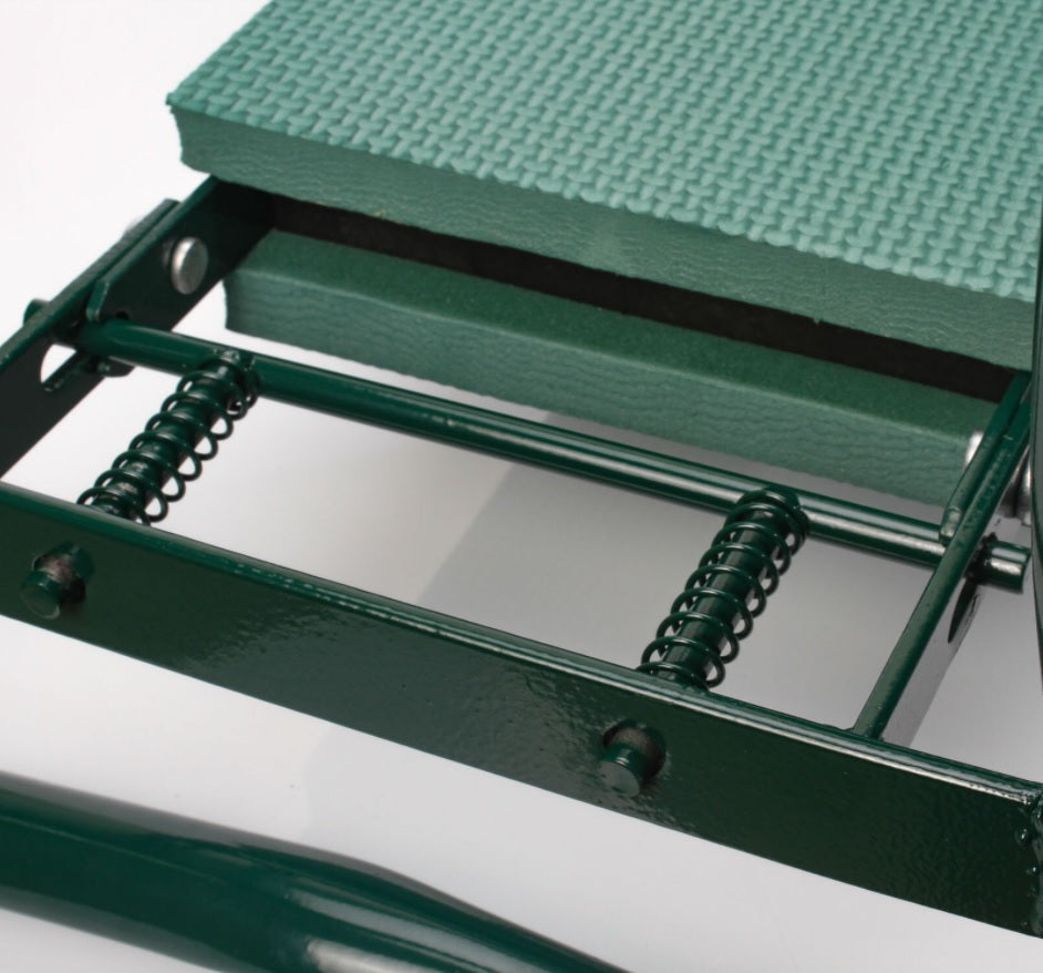 Soft EVA cushion detail on garden kneeler seat bench