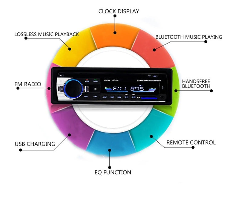 Car Stereo JSD-520 Bluetooth SD USB MP3 FM AUX receciver