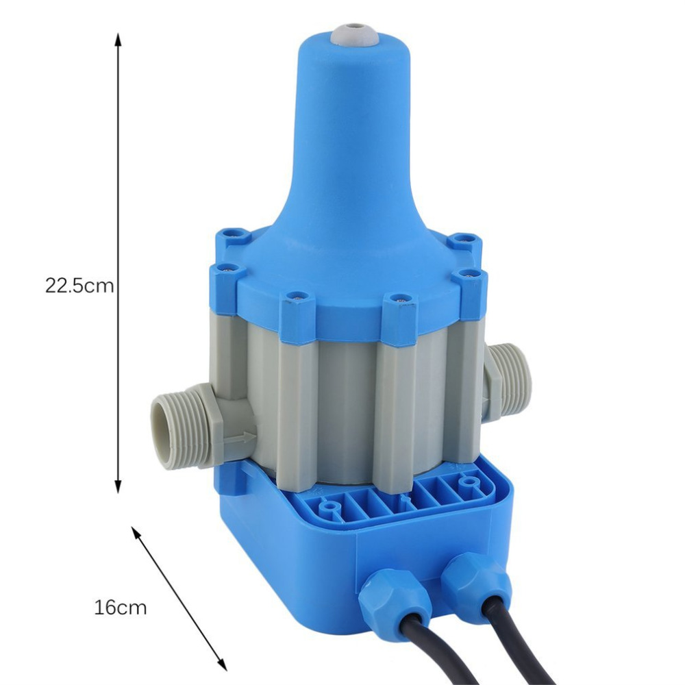 Pump controller with pressure gauge for easy monitoring