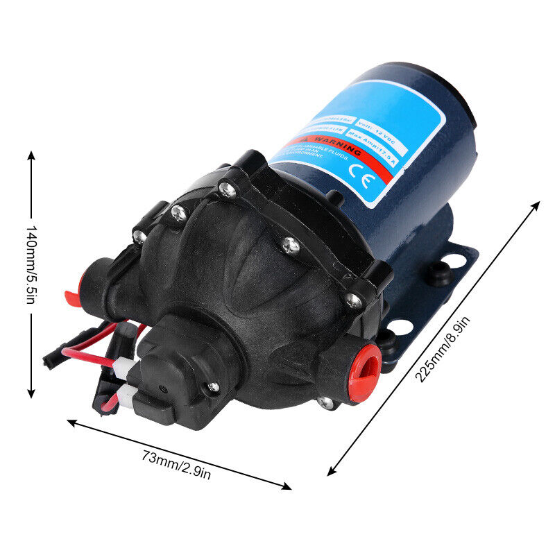 12V water pump with accessories set included in package