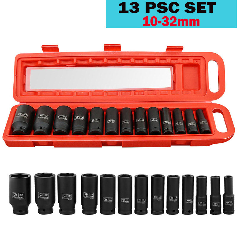 1/2" Deep Impact Socket Set 10-32mm