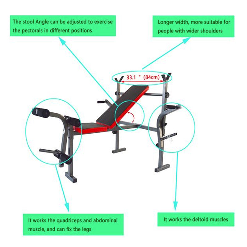 Adjustable Sit Up & Weight Bench
