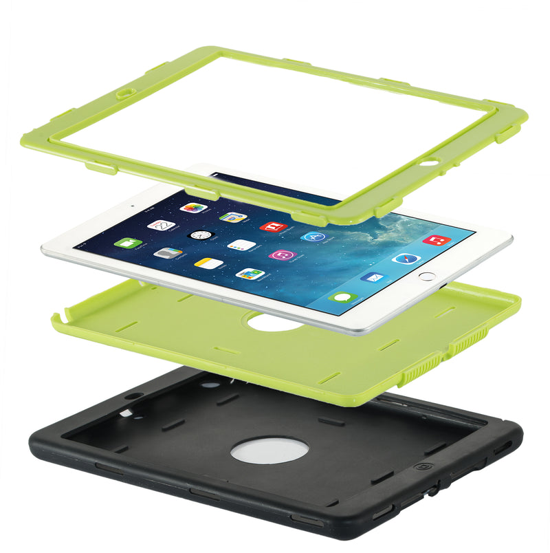 iPad 2/3/4 ShockProof Hybrid Case - Full Black