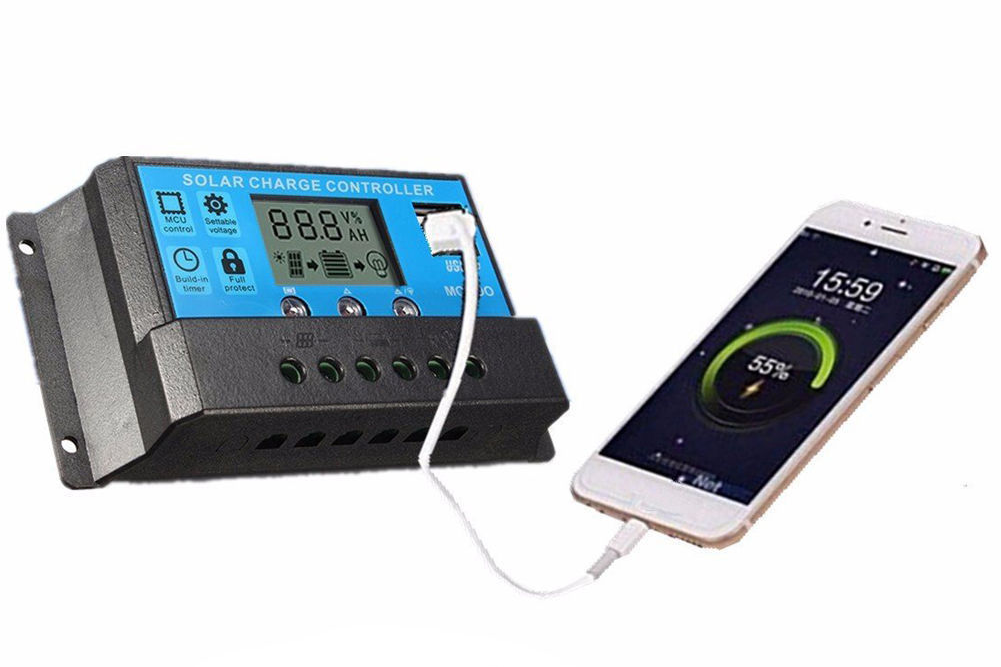 Solar Controller 20A compact design for easy installation