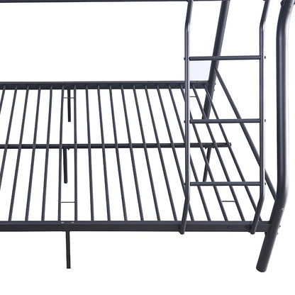 Metal Triple Bunk Bed  Black