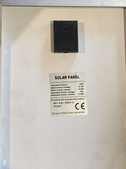 10W Solar Panel Monocrystalline