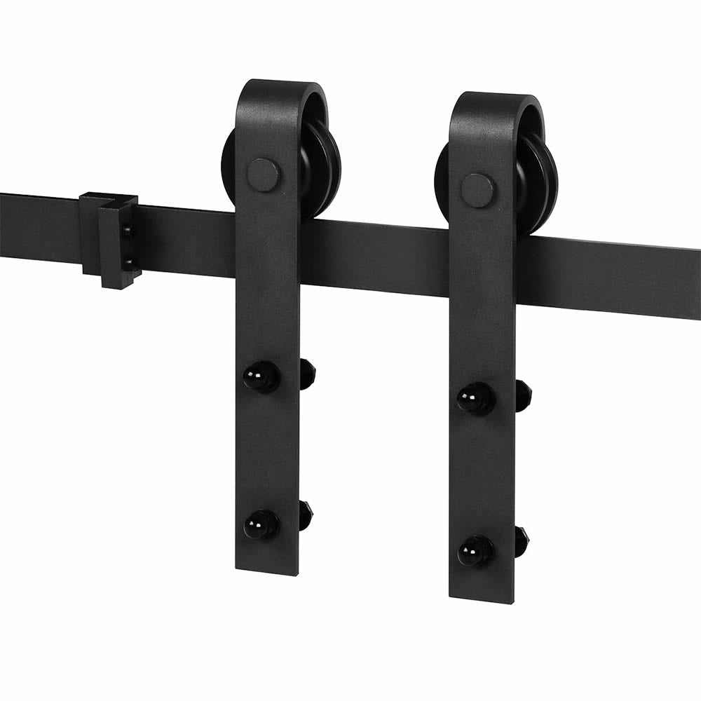 Barn door hardware 2m used on wardrobe door in NZ home